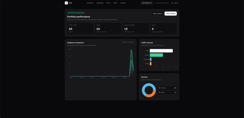 CVfy | AI-Powered Resume to Website  – screenshot 5