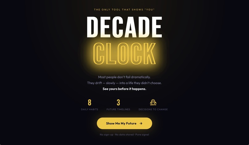 DECADE CLOCK – screenshot 1