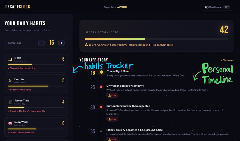 DECADE CLOCK – screenshot 2