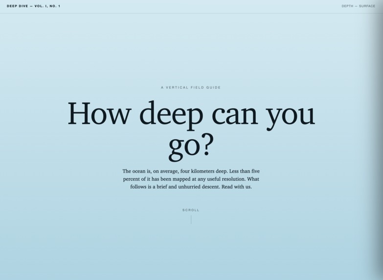 Deep Dive – screenshot 1