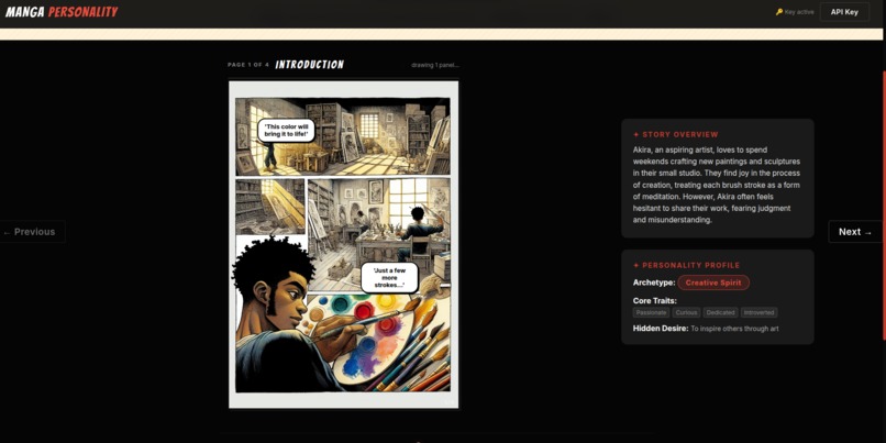 Manga Personality – screenshot 2