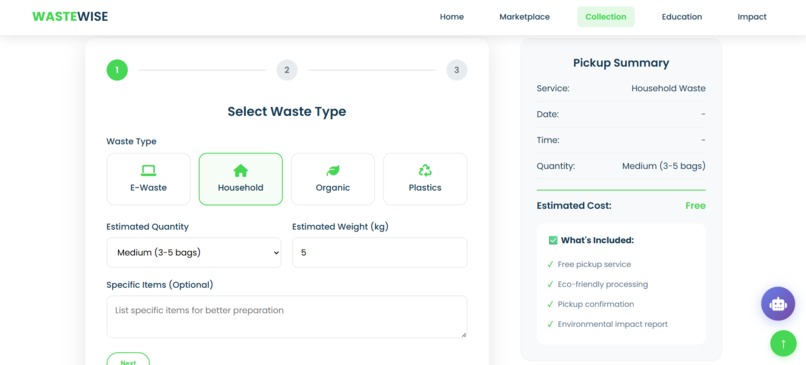 Wastewise – screenshot 2