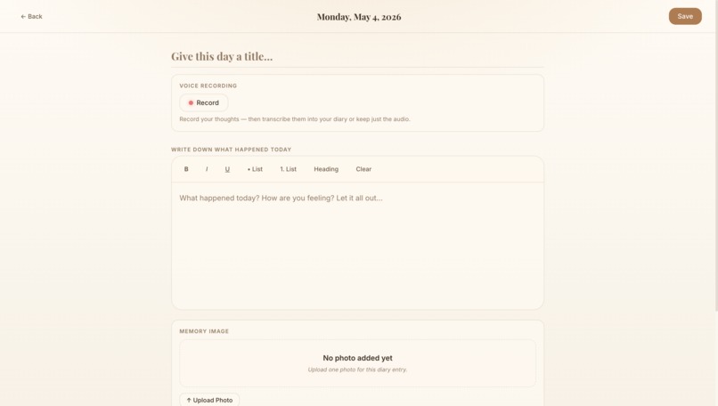 Memories – screenshot 3