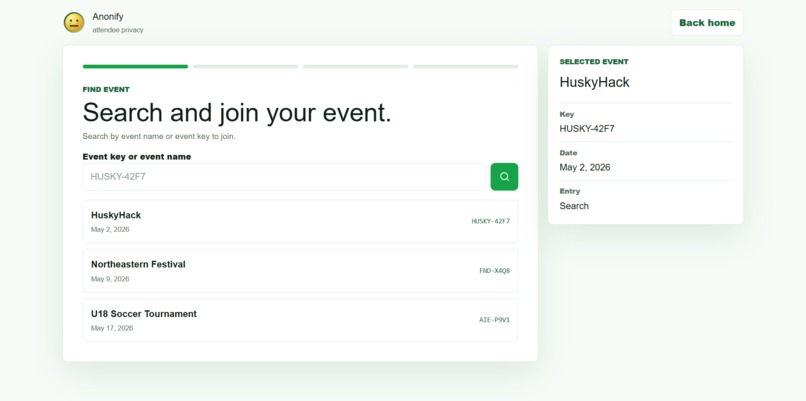 Anonify – screenshot 2