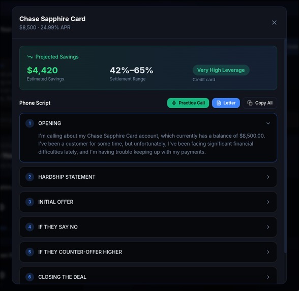 DebtClear – screenshot 3