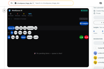 ModQueue Triage AI