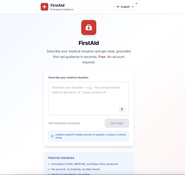 FirstAId – screenshot 2
