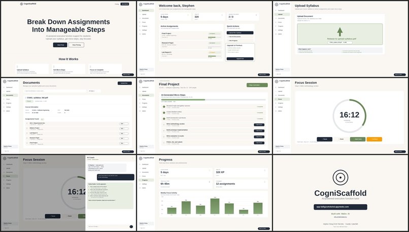 CogniScaffold – screenshot 2