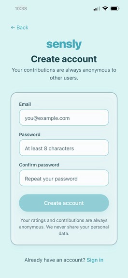 Sensly – screenshot 3