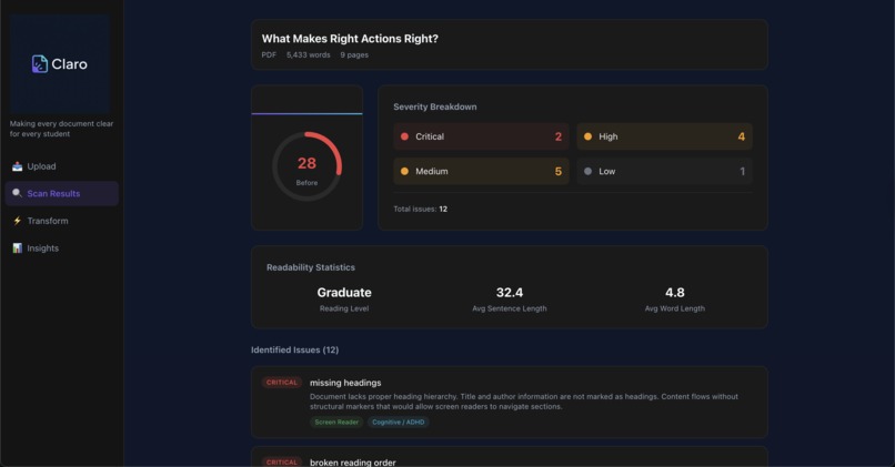 Claro – screenshot 2