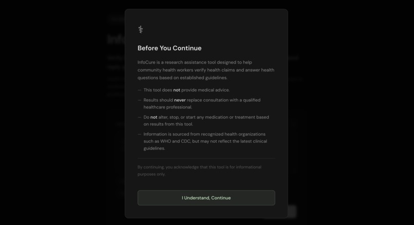 InfoCure – screenshot 1