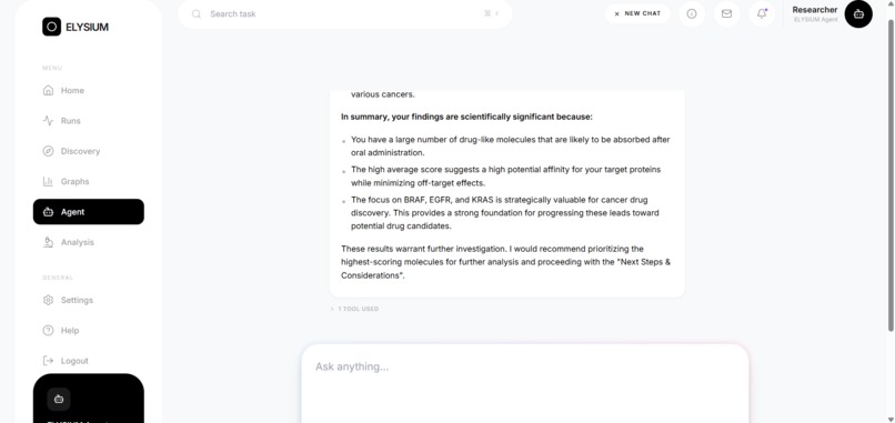 ELYSIUM: AI-Driven Drug Discovery for Global Health – screenshot 5
