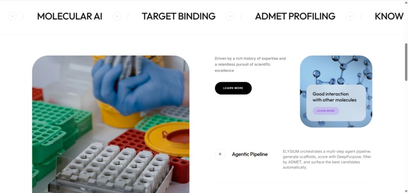ELYSIUM: AI-Driven Drug Discovery for Global Health – screenshot 15