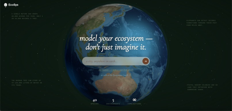 EcoSys – screenshot 1