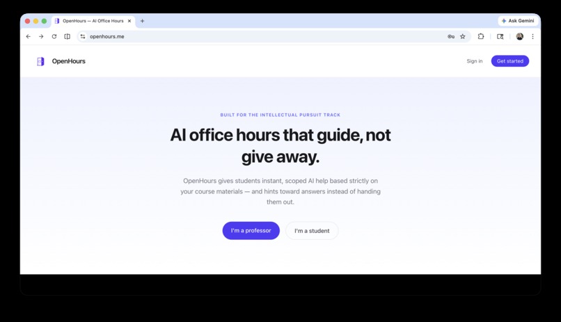 OpenHours – screenshot 1