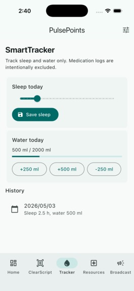 PulsePoints — Offline-First AI Health Companion – screenshot 4