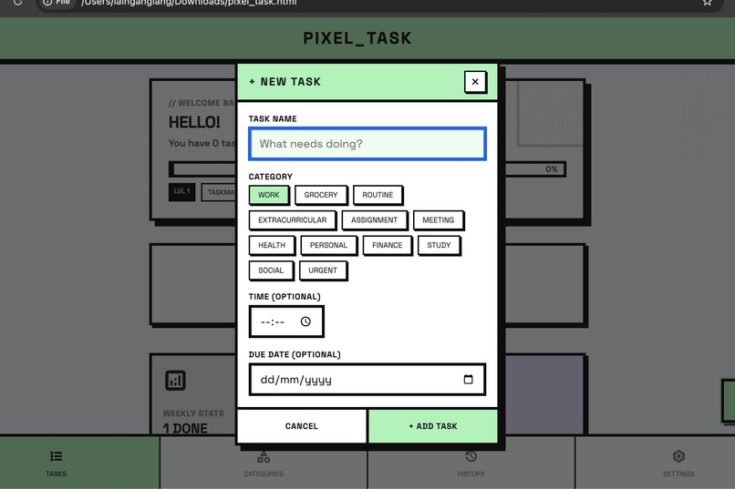 Pixel Task – screenshot 2