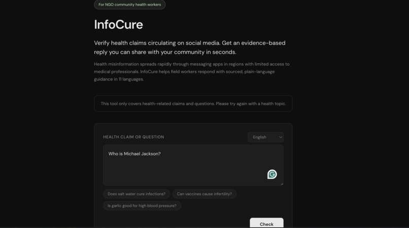 InfoCure – screenshot 3