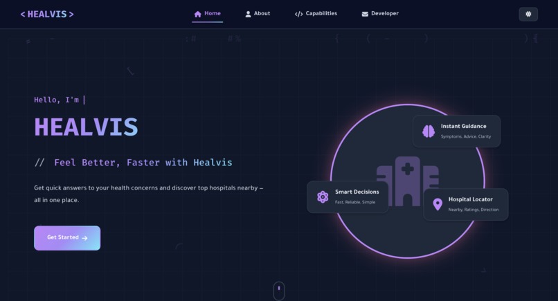 HEALVIS – screenshot 1