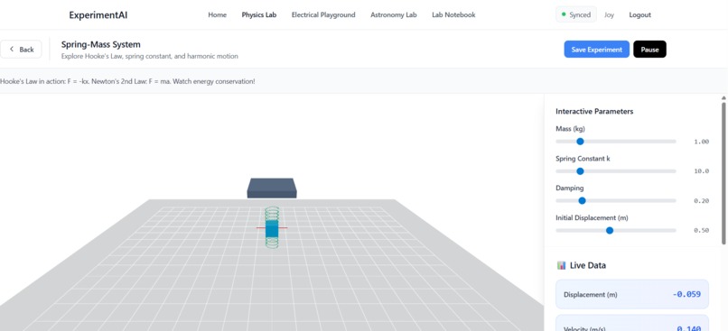 ExperimentAI  – screenshot 2