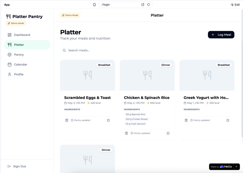 PlatterPantry – screenshot 3