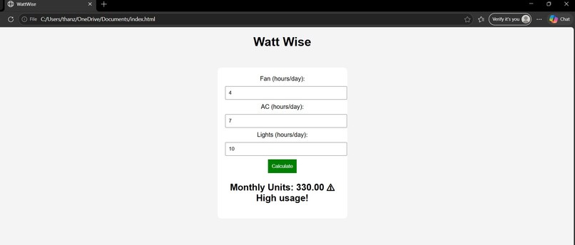 Watt Wise - Smart Energy Usage Analyzer – screenshot 2