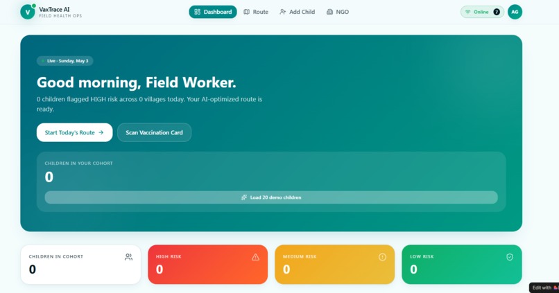 VaxTrace AI – screenshot 2
