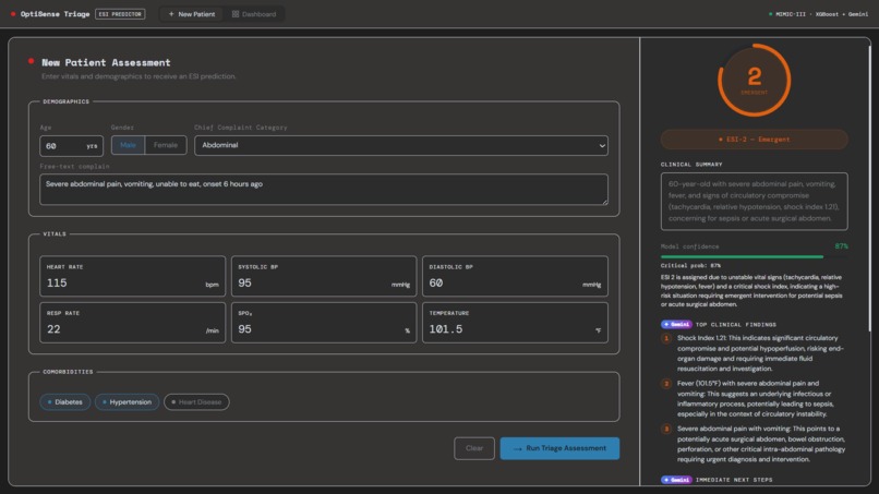 OptiSense Triage – screenshot 2