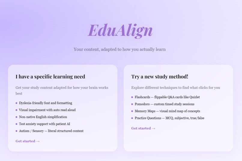 EduAlign – screenshot 1