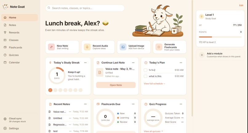 Note Goat – screenshot 1