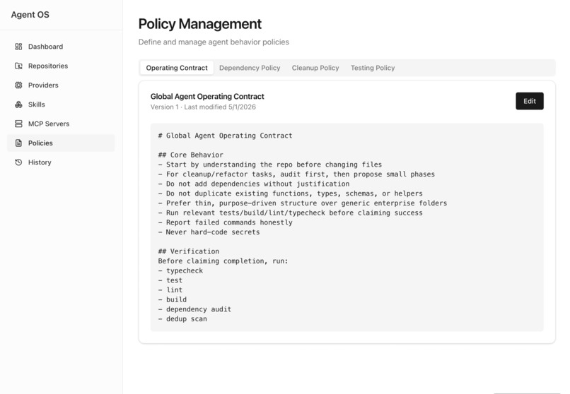 Agent Operating System (Agent OS) – screenshot 4