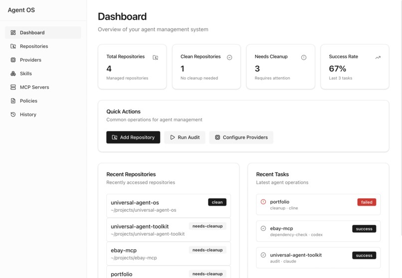Agent Operating System (Agent OS) – screenshot 6
