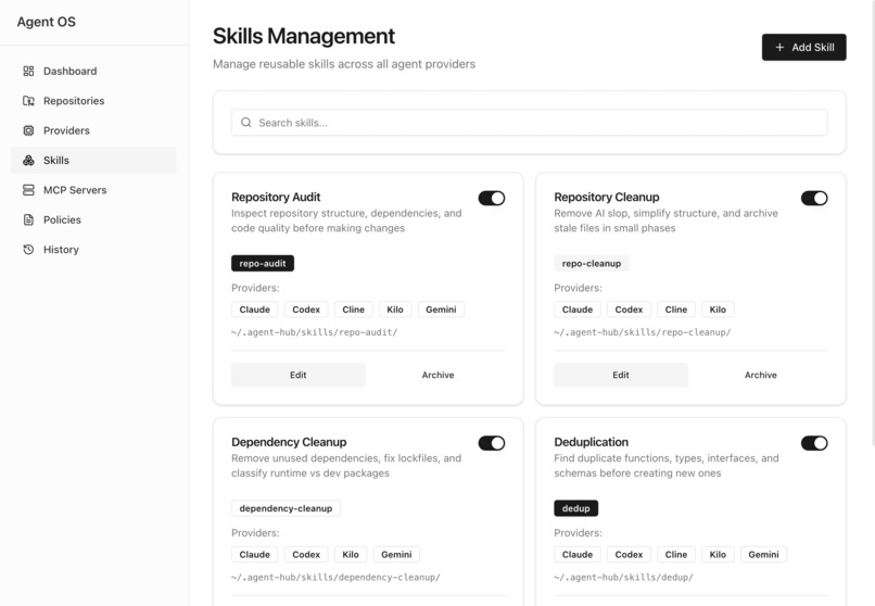 Agent Operating System (Agent OS) – screenshot 7