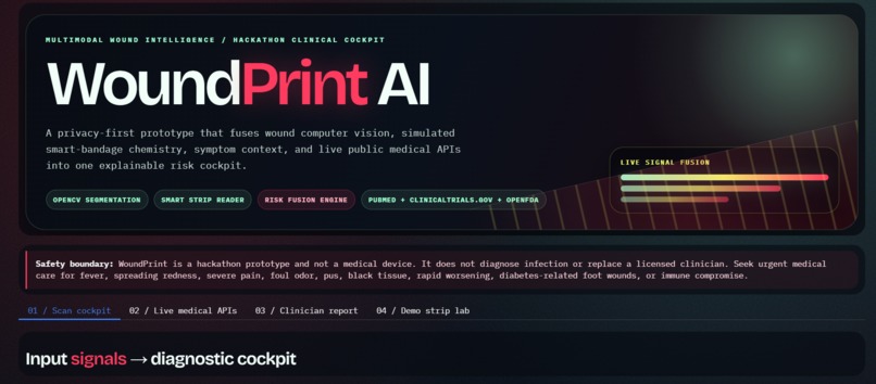 WoundPrint: Multimodal AI for Smart Wound Risk Detection – screenshot 7