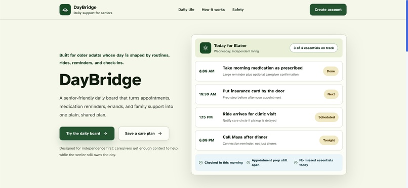 DayBridge – screenshot 1