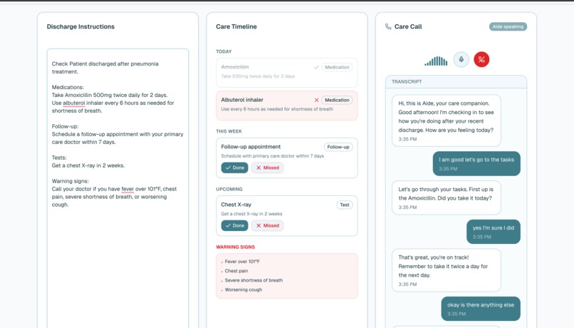 Aide – screenshot 2