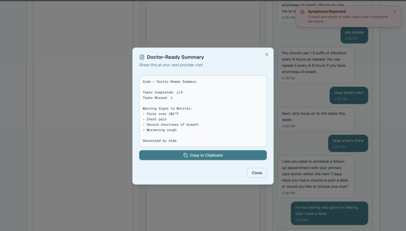Aide – screenshot 3