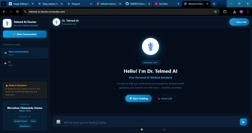 Telmed AI Doctor – screenshot 1