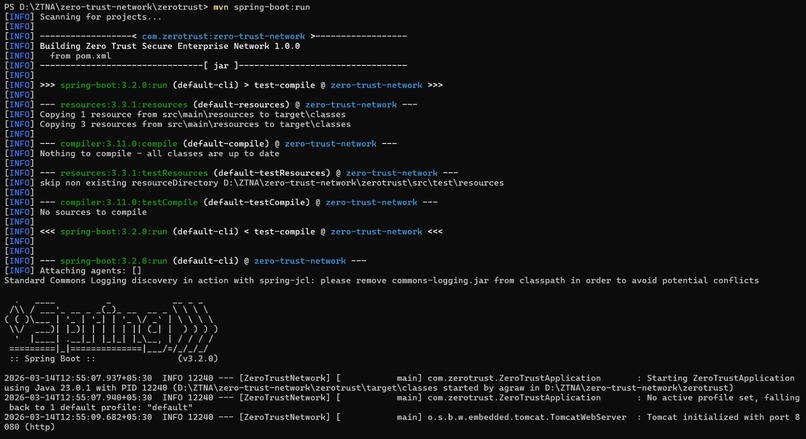 Zero Trust Secure Enterprise Access System – screenshot 4