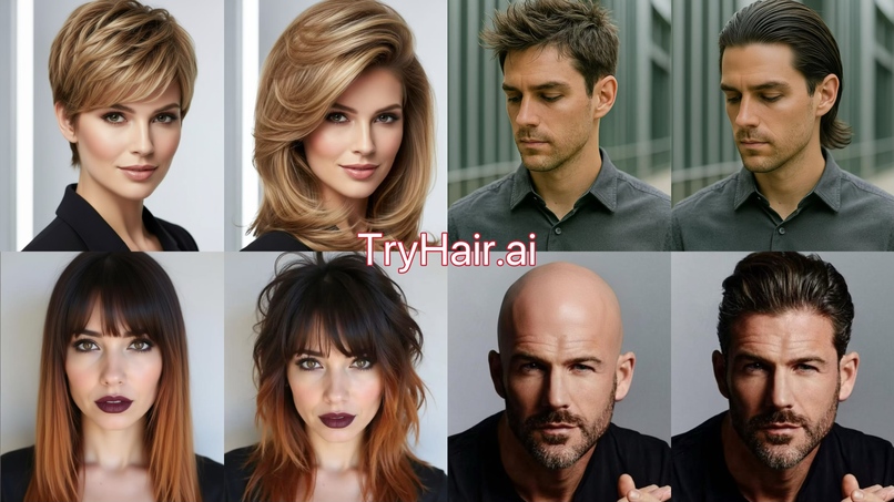 TryHair.ai: AI Hairstyle & Face Shape Analyzer – screenshot 1