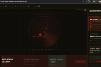 VitalRoute: An AI-driven logistics Command Center