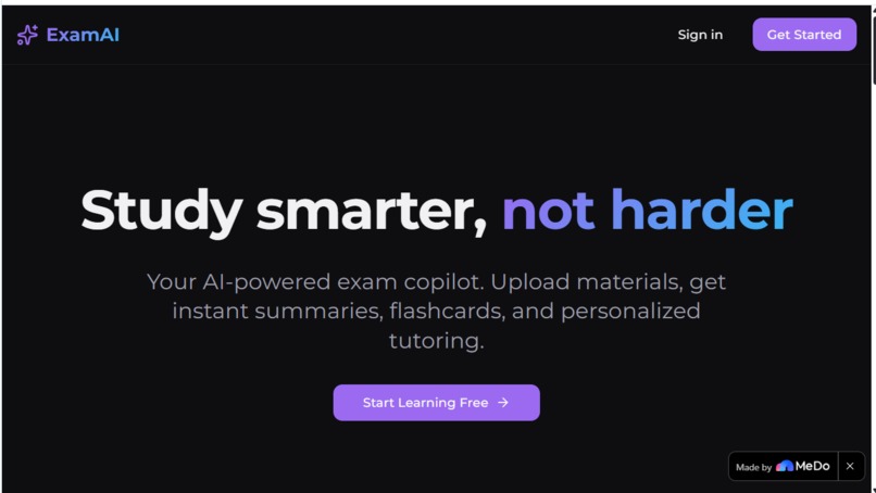Exam AI – screenshot 1