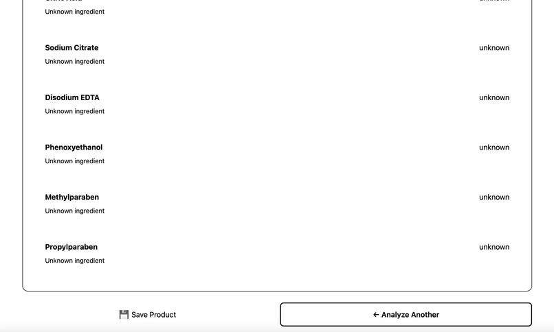 Ingredient Decoder – screenshot 5