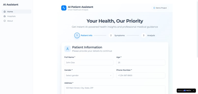 AI Patient Assistant – screenshot 1