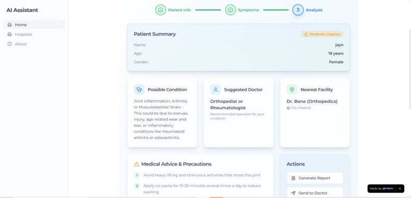 AI Patient Assistant – screenshot 2