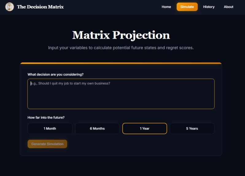 The Decision Matrix – screenshot 2