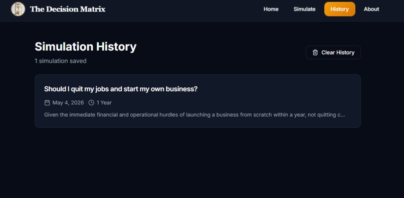 The Decision Matrix – screenshot 4