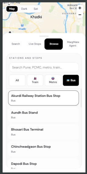 MargMate - Smart Mobility for Pune City – screenshot 8