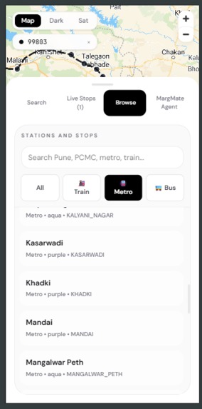 MargMate - Smart Mobility for Pune City – screenshot 10