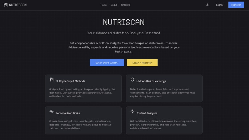 NutriScan – screenshot 2